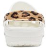Crocs Classic Clog Beach Sandalen Luipaardprint Wit 206638-1D1