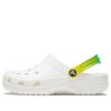 Crocs Classic Clog Beach Sandalen Wit Gradiënt Groen 206638-1DC