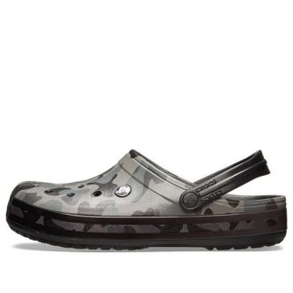 Crocs Classic Clog Beach Sandalen Zwart Camouflage 205579-0DY
