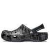 Crocs Classic Clog Camouflage Print Strandsandalen Zwart Unisex 206454-001