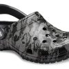Crocs Classic Clog Camouflage Print Strandsandalen Zwart Unisex 206454-001