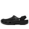 Crocs Classic Clog Cozy ademende strandsandalen zwart 207142-001