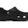 Crocs Classic Clog Cozy ademende strandsandalen zwart 207142-001