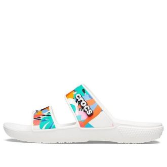 Crocs Classic Clog Cozy Unisex Witte Multi-Kleuren Pantoffels “Wit” 207856-94S