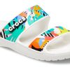 Crocs Classic Clog Cozy Unisex Witte Multi-Kleuren Pantoffels “Wit” 207856-94S