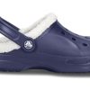 Crocs Classic Clog Crocs Stay Warm Slijtvaste Marineblauwe Unisex Pantoffels 16244-49U