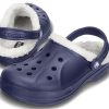 Crocs Classic Clog Crocs Stay Warm Slijtvaste Marineblauwe Unisex Pantoffels 16244-49U