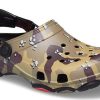 Crocs Classic Clog Desert Camouflage Beach Unisex Zwart Bruine Sandalen 207305-088