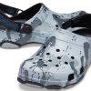 Crocs Classic Clog Desert Camouflage Outdoor Beach Unisex Zwart Grijze Sandalen 207305-097