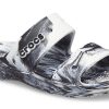 Crocs Classic Clog Marble Beach Sportpantoffels Unisex Wit Zwart 207701-103
