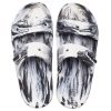 Crocs Classic Clog Marble Beach Sportpantoffels Unisex Wit Zwart 207701-103