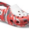 Crocs Classic Clog Marble Beach Sports Unisex Rood Wit Sandalen “Rood Wit” 206867-884