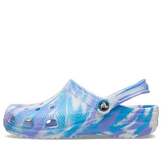Crocs Classic Clog Marble Beach Sports Unisex Wit Blauwe Sandalen “Wit Blauw” 206867-1FK