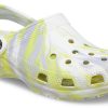 Crocs Classic Clog Marble Beach Sports Unisex Witgrijze Sandalen “Witgrijs” 206867-1FJ