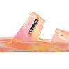 Crocs Classic Clog Marble Beach Unisex Rode Multi-Kleuren Pantoffels “Rood” 207701-83F