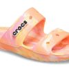 Crocs Classic Clog Marble Beach Unisex Rode Multi-Kleuren Pantoffels “Rood” 207701-83F