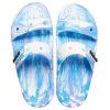 Crocs Classic Clog Marble Beach Unisex Wit Blauwe Pantoffels “Wit Blauw” 207701-1FK