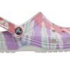 Crocs Classic clog patroon Crocs Flat Heel sport kleurrijke blauwe sandalen 205453-6SN