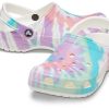 Crocs Classic clog patroon Crocs Flat Heel sport kleurrijke blauwe sandalen 205453-6SN