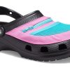 Crocs Classic Clog Pocket Sandalen Zwart Roze 206612-0I8
