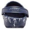 Crocs Classic Clog Printing Sandalen Diepblauw 206053-462