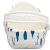 Crocs Classic Clog Printing Sandalen Wit Blauw 206053-94S