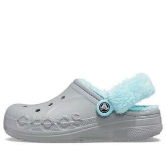 Crocs Classic clog Stay Warm Fleece gevoerde schoen Unisex Grijs Blauw 206633-0IG