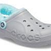 Crocs Classic clog Stay Warm Fleece gevoerde schoen Unisex Grijs Blauw 206633-0IG