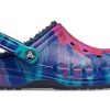 Crocs Classic Clog Tie Dye Printing Schoen Diepblauw Unisex 207329-95T