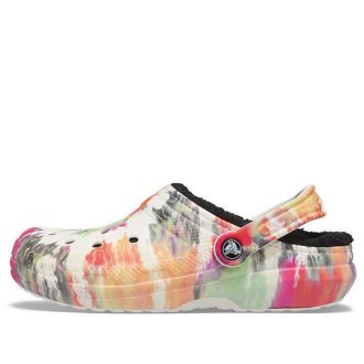 Crocs Classic Clog Tie Dye schoen Multi-Color Zwart 206341-0C4