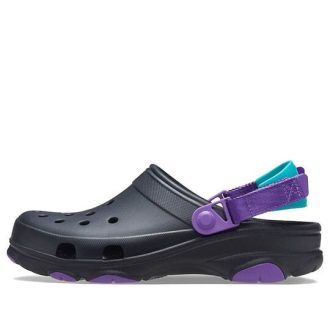 Crocs Classic Clog Zwart Paarse Sandalen “Zwart Paars” 206340-09V