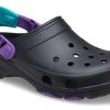 Crocs Classic Clog Zwart Paarse Sandalen “Zwart Paars” 206340-09V