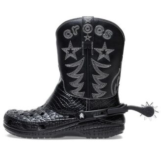 Crocs Classic Cowboylaars “Zwart” 208695-001