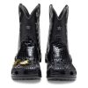 Crocs Classic Cowboylaars “Zwart” 208695-001