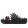 Crocs Classic Cozzzy Disco Glitter Sandalen “Zwart” 208074-0C4