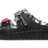 Crocs Classic Cozzzy Disco Glitter Sandalen “Zwart” 208074-0C4