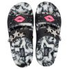 Crocs Classic Cozzzy Disco Glitter Sandalen “Zwart” 208074-0C4