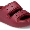 Crocs Classic Cozzzy Sandaal “Rood” 207446-612