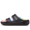 Crocs Classic Cozzzy Spray Dye Sandalen “Zwart Multi” 208046-0C4
