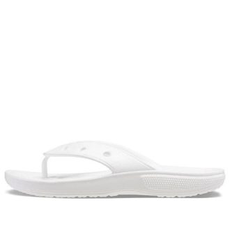 Crocs Classic Crocs Flip Casual slippers Unisex Wit 207713-100