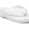 Crocs Classic Crocs Flip Casual slippers Unisex Wit 207713-100