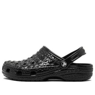 Crocs Classic Crocskin Clogs “Zwart” 209093-001