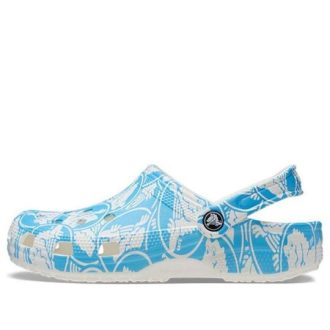 Crocs Classic Duke Print Clogs “Blauw Wit” 210003-4OX