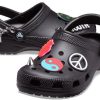 Crocs Classic Feel The Positivity Casual Unisex Zwarte Sandalen 207571-001
