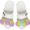 Crocs Classic Fur Sure 2 bandjes sandalen “Wit” 207405-100