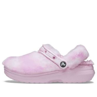 Crocs Classic Fur Sure Clogs Ballerina “Roze Wit” 207303-6SU