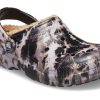 Crocs Classic Gevoerde Bleach Dye Clogs “Zwart Wit Beige” 207299-001