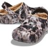 Crocs Classic Gevoerde Bleach Dye Clogs “Zwart Wit Beige” 207299-001