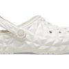 Crocs Classic Gevoerde Geometrische Klompen “Wit” 210069-100
