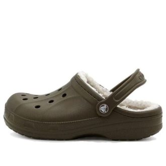 Crocs Classic gevoerde klompen “Walnoot havermout” 1624428A